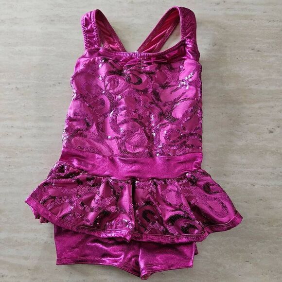 A wish come true small child pre owned dance costume jazz tap solo - Picture 1 of 7